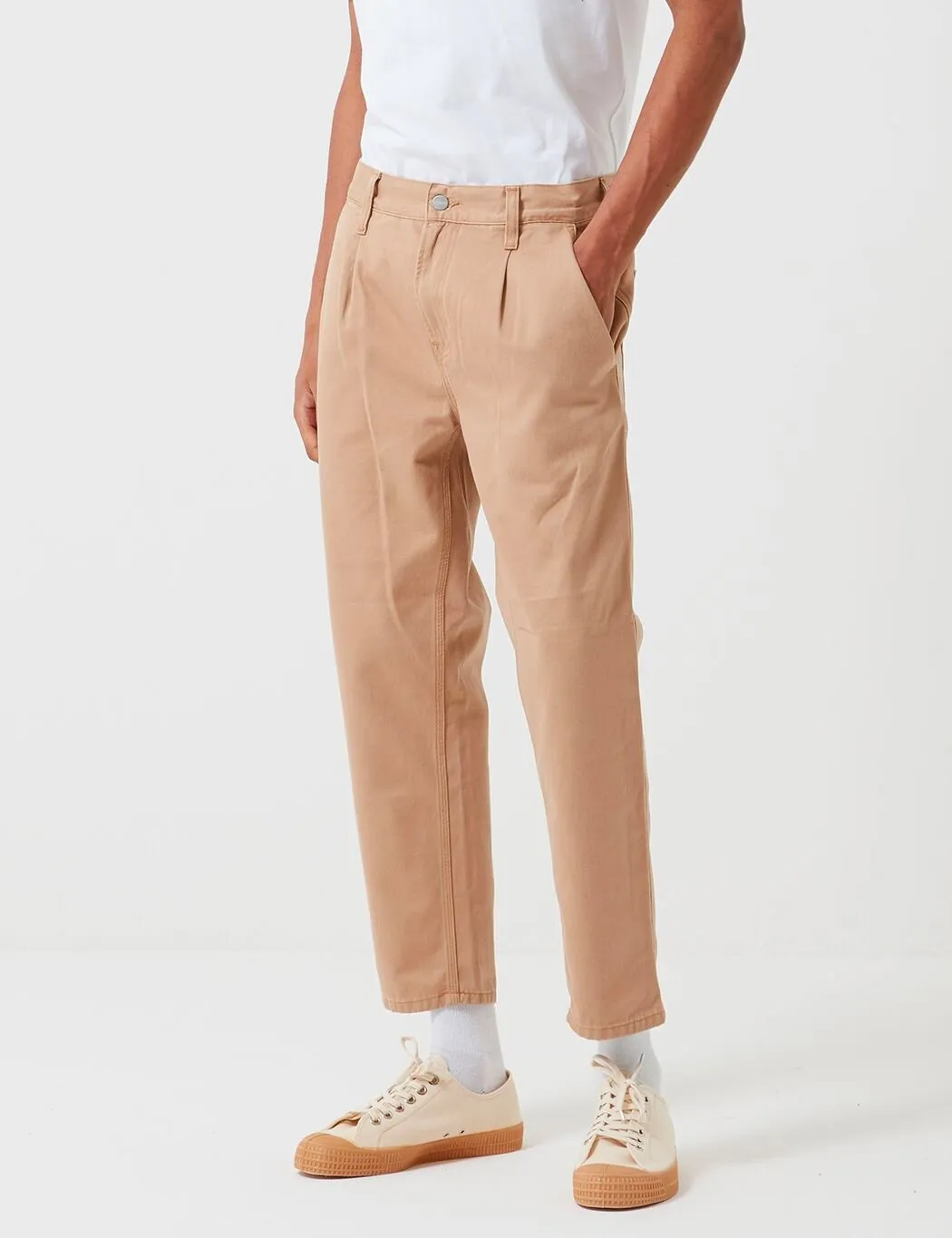 Carhartt-WIP Abbott Pant 'Millington Twill' (Tapered Fit) - Dusty Hamilton Brown