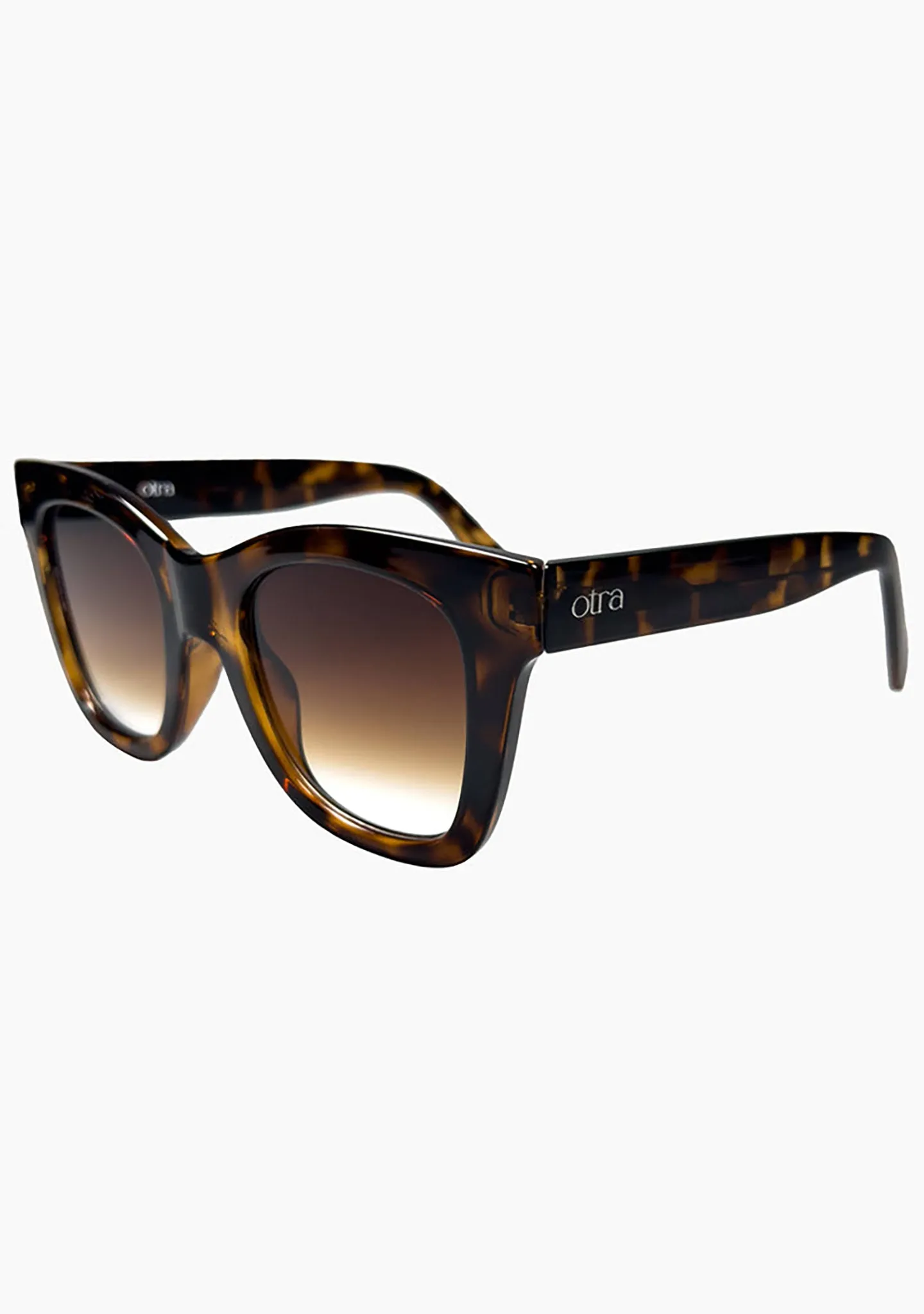 Cece Sunglasses in Tortoise/Brown Fade