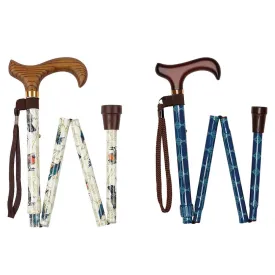 Charles Buyers Folding Adjustable Walking Stick