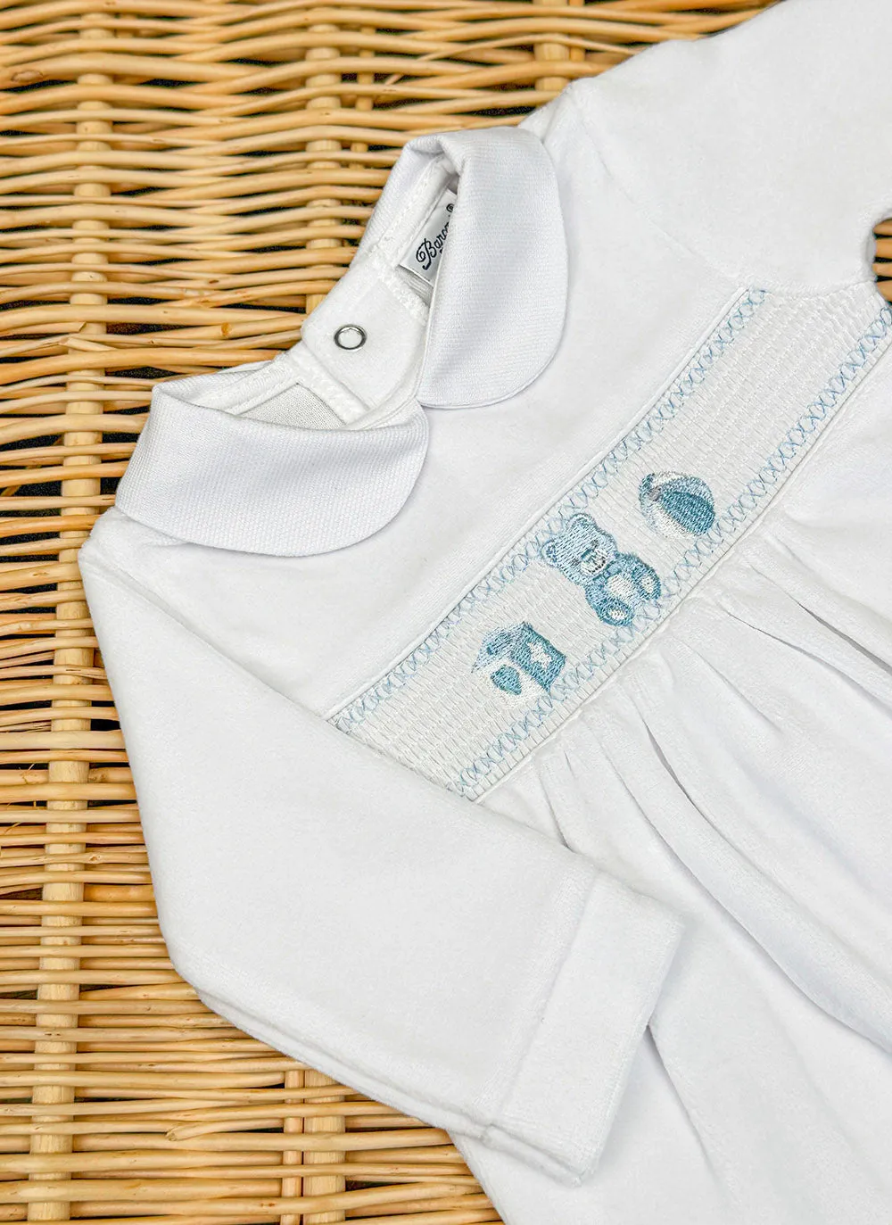 Chenille Sleepsuit Smock