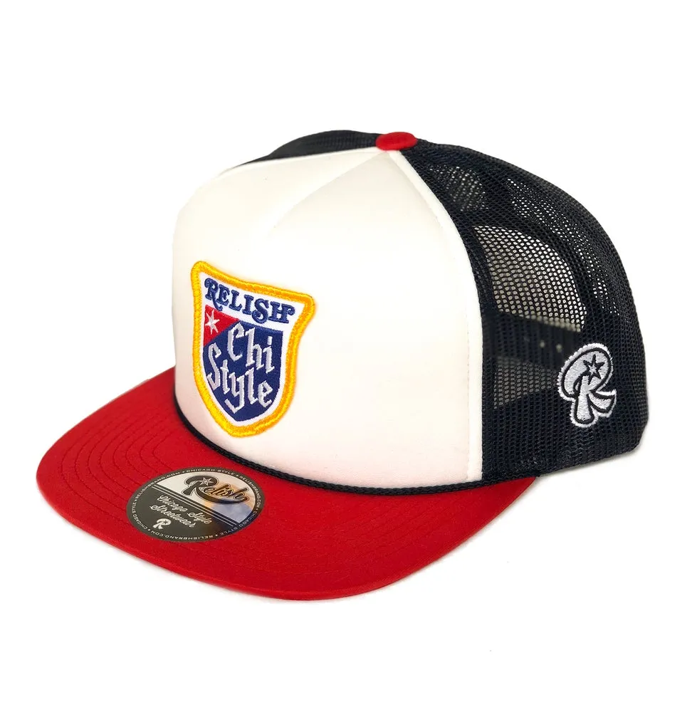 Chi Style - Snapback - Red, White & Brew