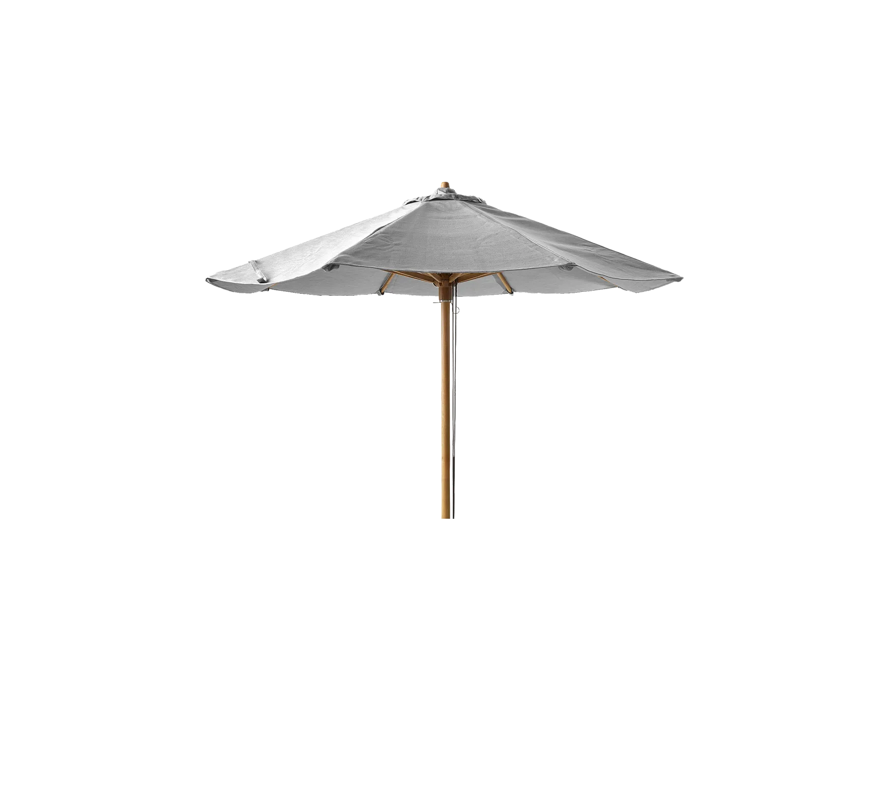 Classic parasol w/pulley system low, dia. 2,4 m, for Peacock daybed