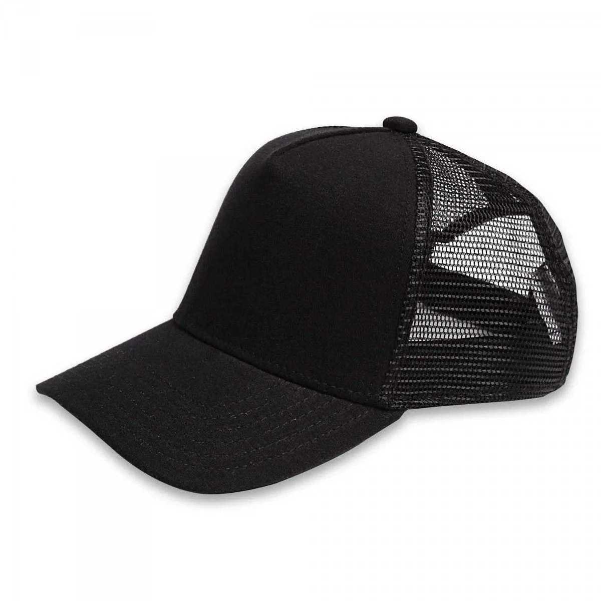 Classic Trucker Cap - Black/Black