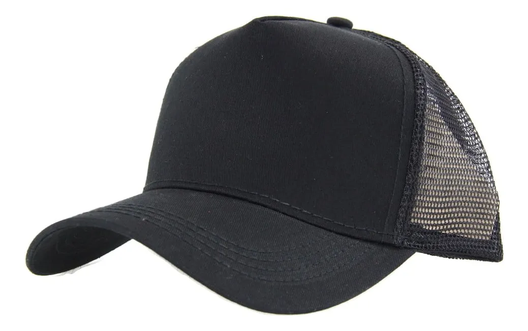 Classic Trucker Cap - Black/Black