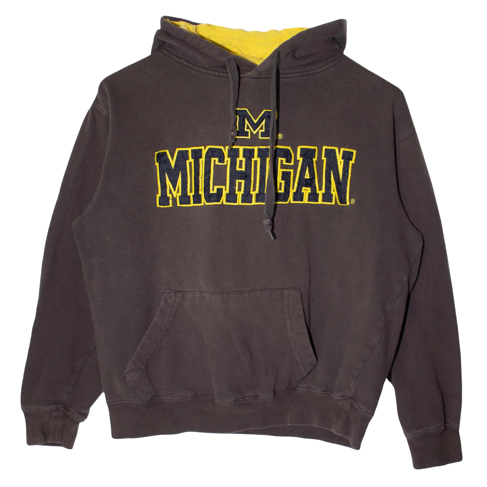 Colosseum Embroidered Michigan Hoodie Brown (XS)