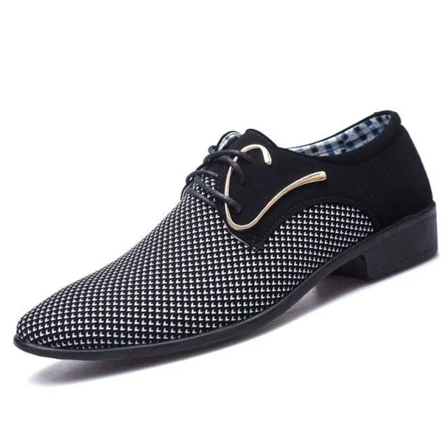 Comfortable Men Summer Fabric Pointed Toe Casual Shoes