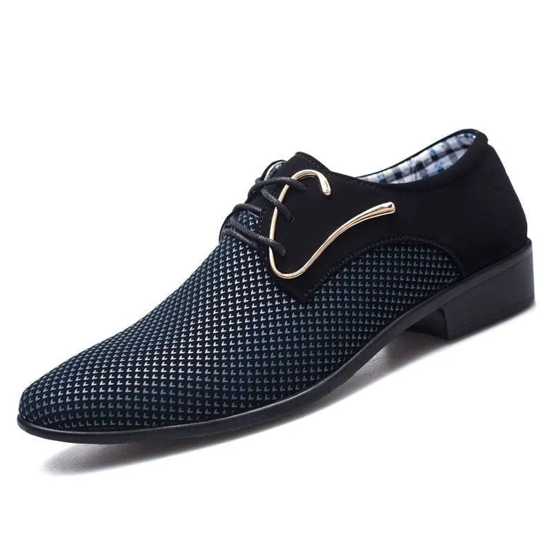 Comfortable Men Summer Fabric Pointed Toe Casual Shoes