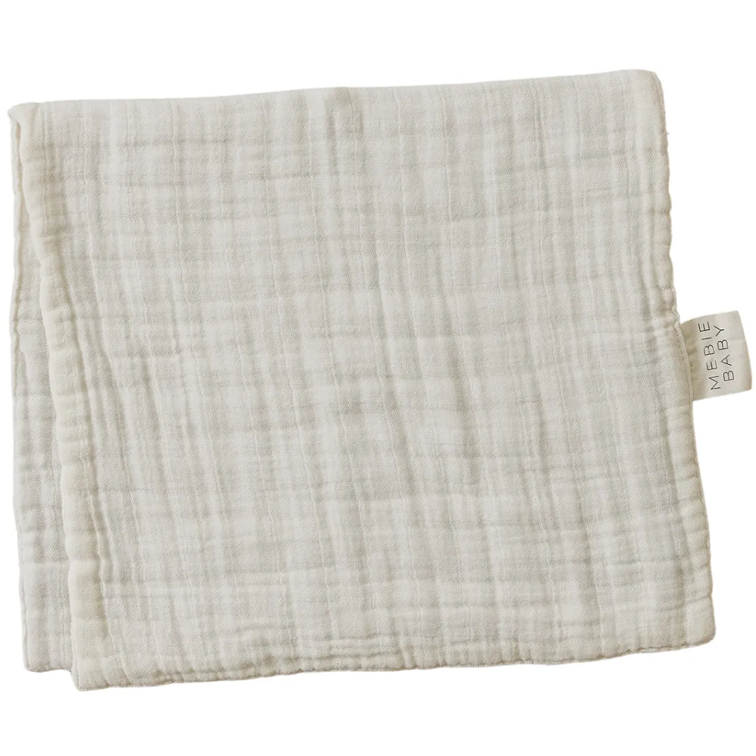 Cream Muslin Burp Cloth