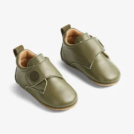 Dakota Leather Home Shoe | Baby - dark green