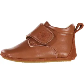 Dakota Leather Indoor Shoe - amber brown