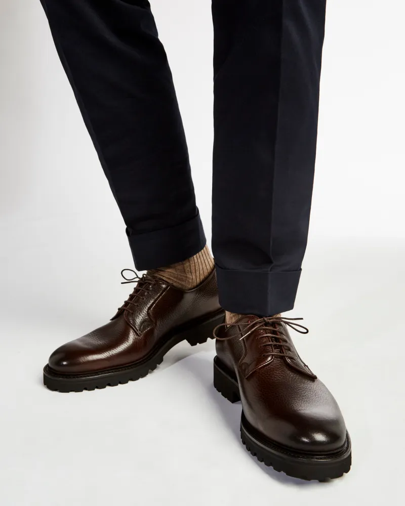 Dark Brown Alcazar Derby Shoe