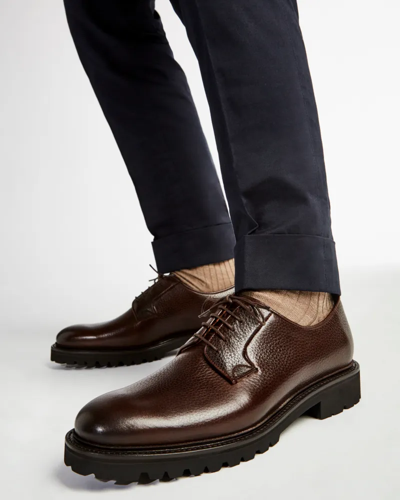 Dark Brown Derby Shoe