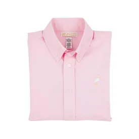 Dean's List Dress Shirt (Oxford) - Palm Beach Pink with Multicolor Stork