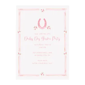 Derby Horseshoe Party Invitation