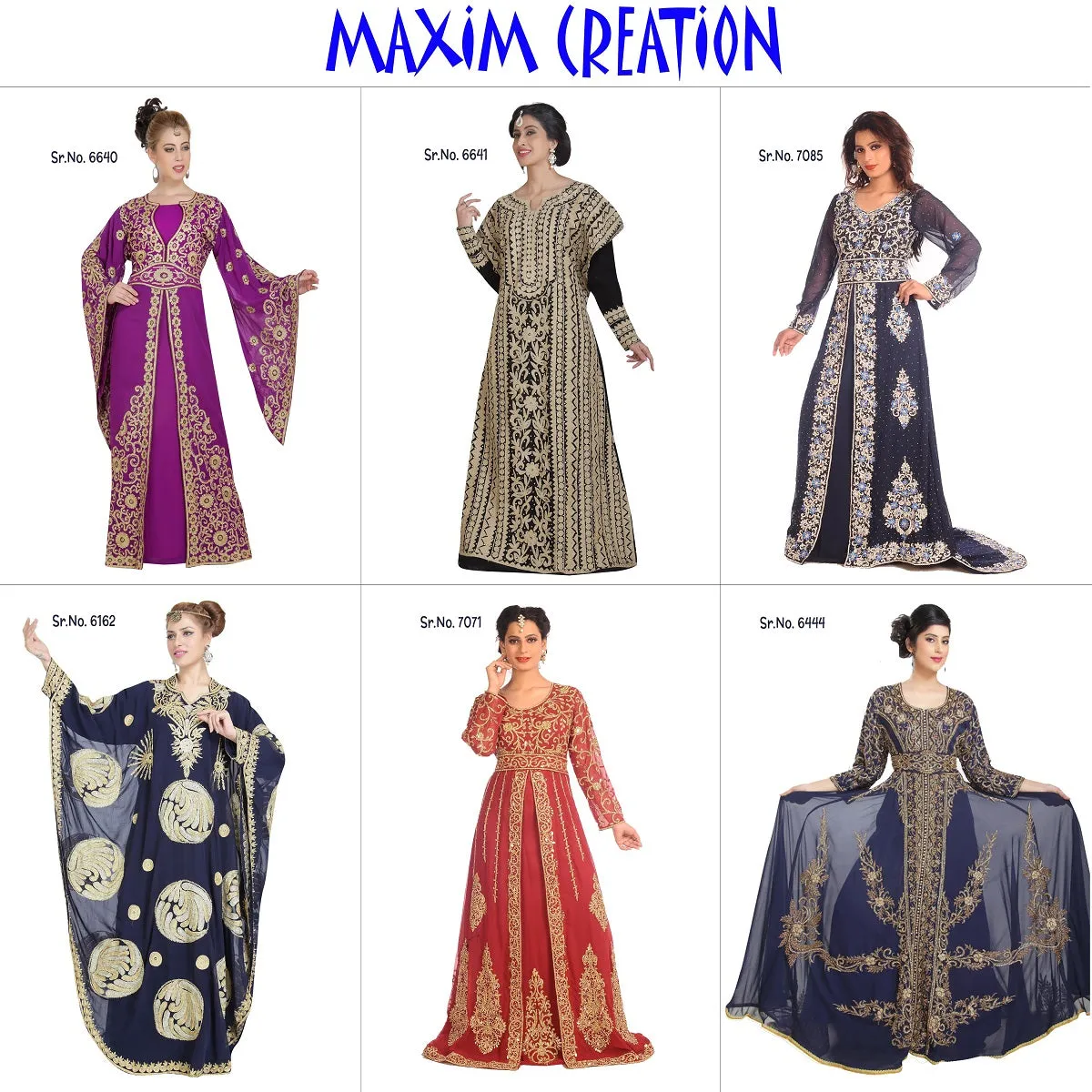 Designer Gown Royal Swedish Traditional Arabic Dress