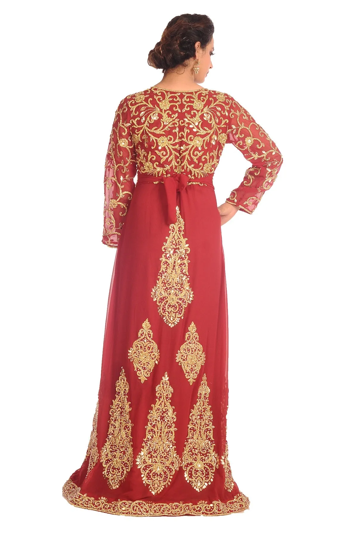 Designer Gown Royal Swedish Traditional Arabic Dress