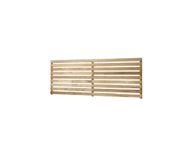 Drop teak wall