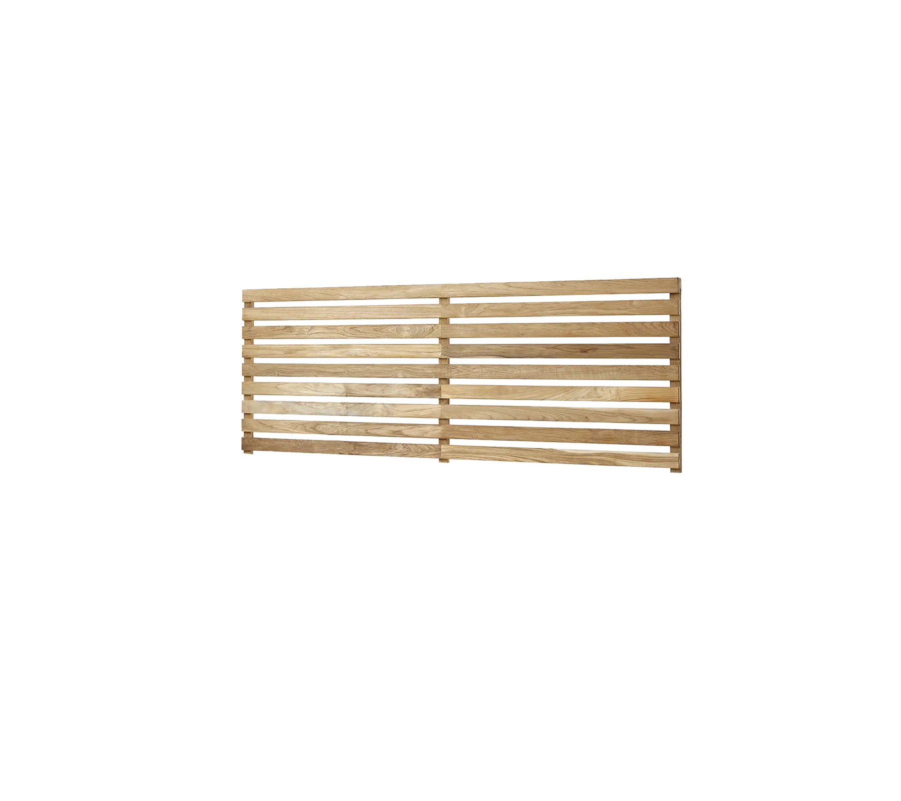 Drop teak wall