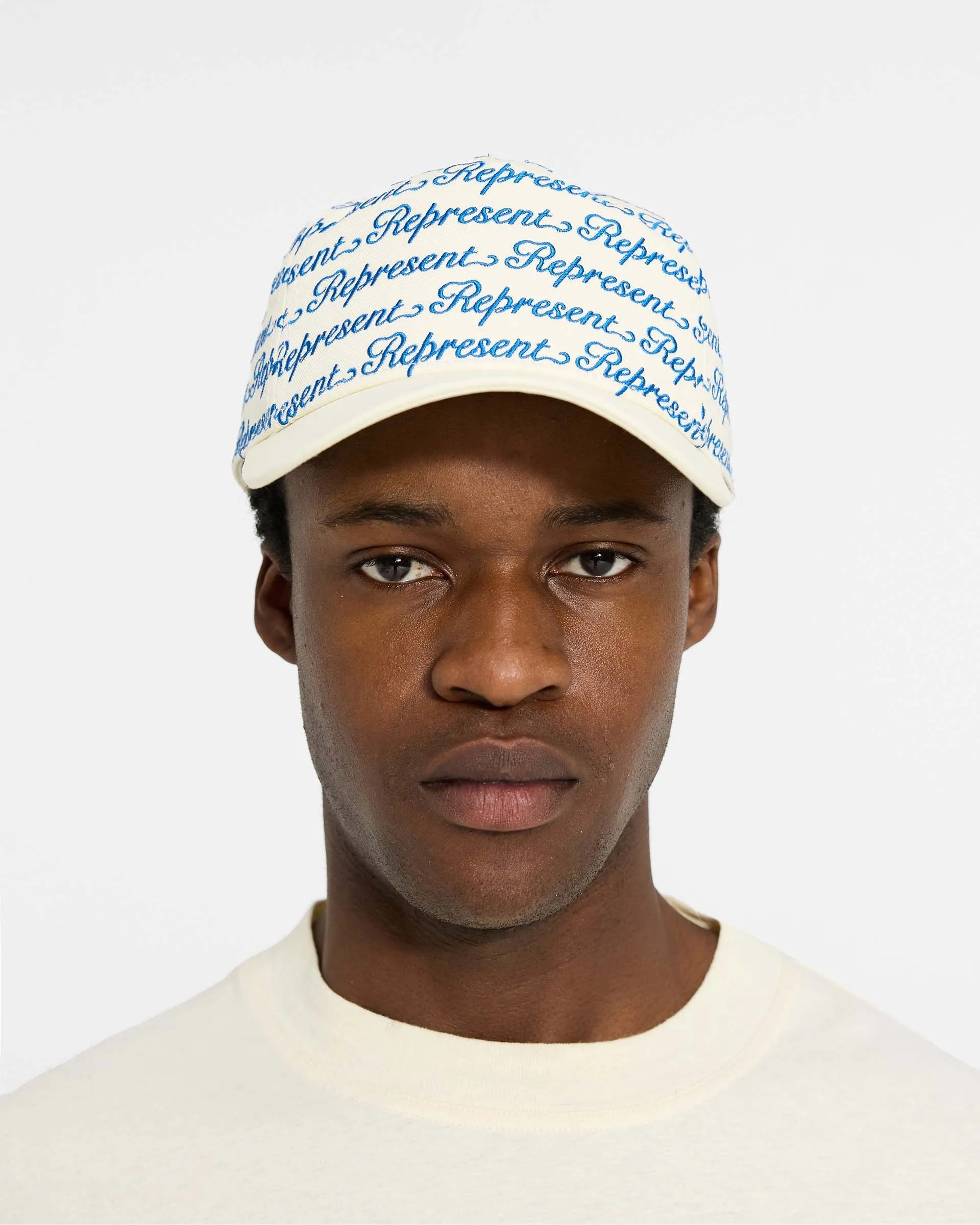 Embroidered Cap - Antique White