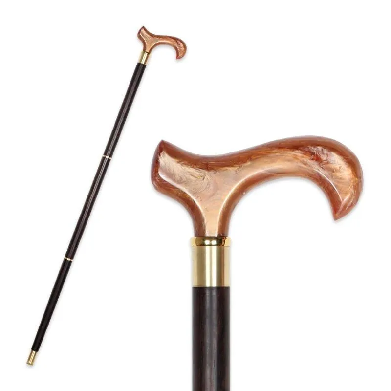 Gabriel Wooden Walking Stick With Light Brown Handle