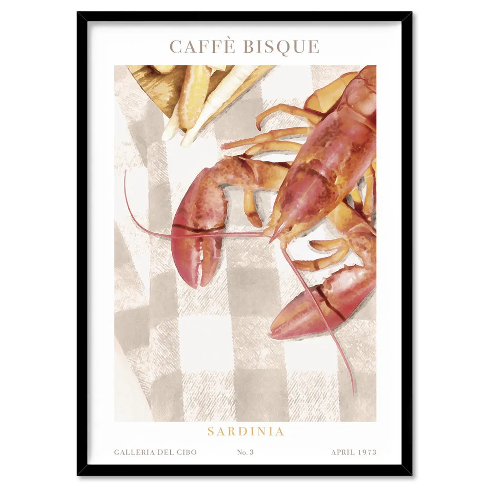 Galleria Del Cibo | Caffe Bisque II - Art Print by Vanessa