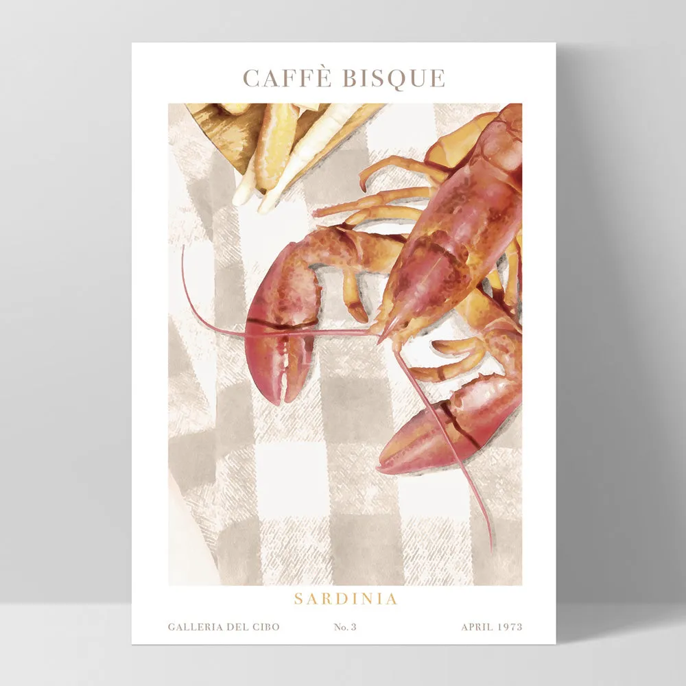 Galleria Del Cibo | Caffe Bisque II - Art Print by Vanessa