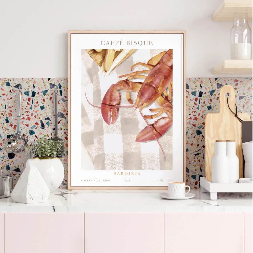 Galleria Del Cibo | Caffe Bisque II - Art Print by Vanessa