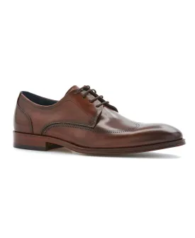 Genuine Leather Plain Toe Derby