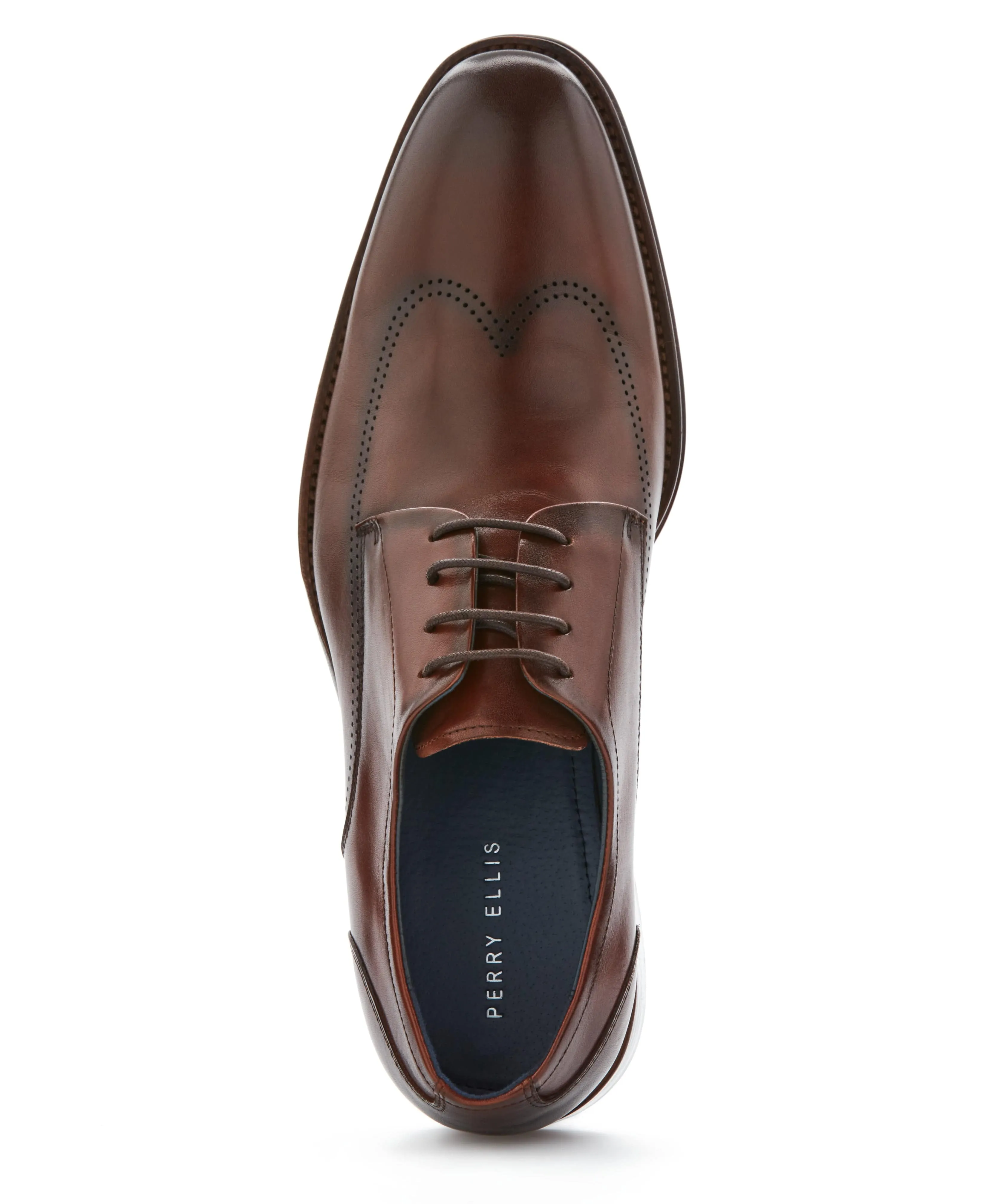 Genuine Leather Plain Toe Derby