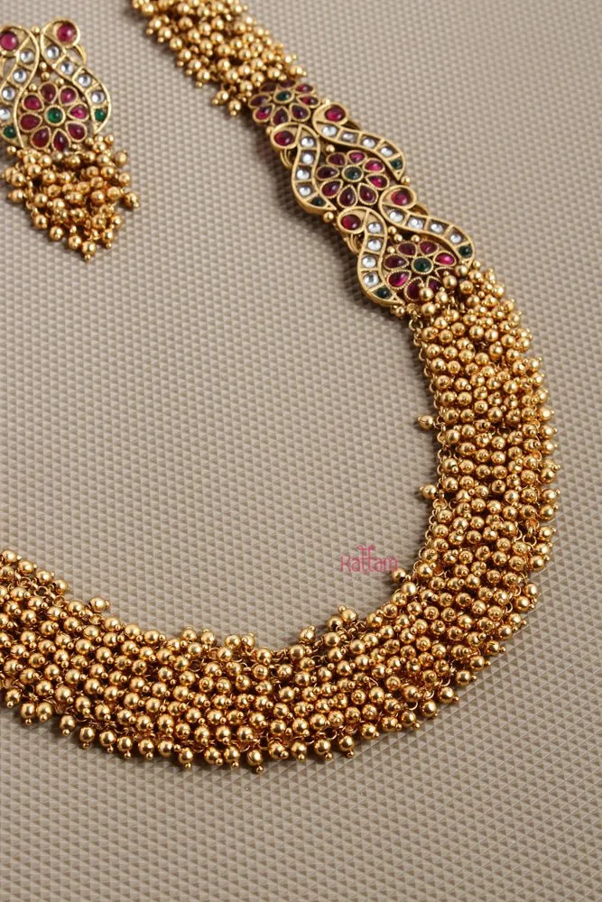 Gold Clustered Traditional Haram Set