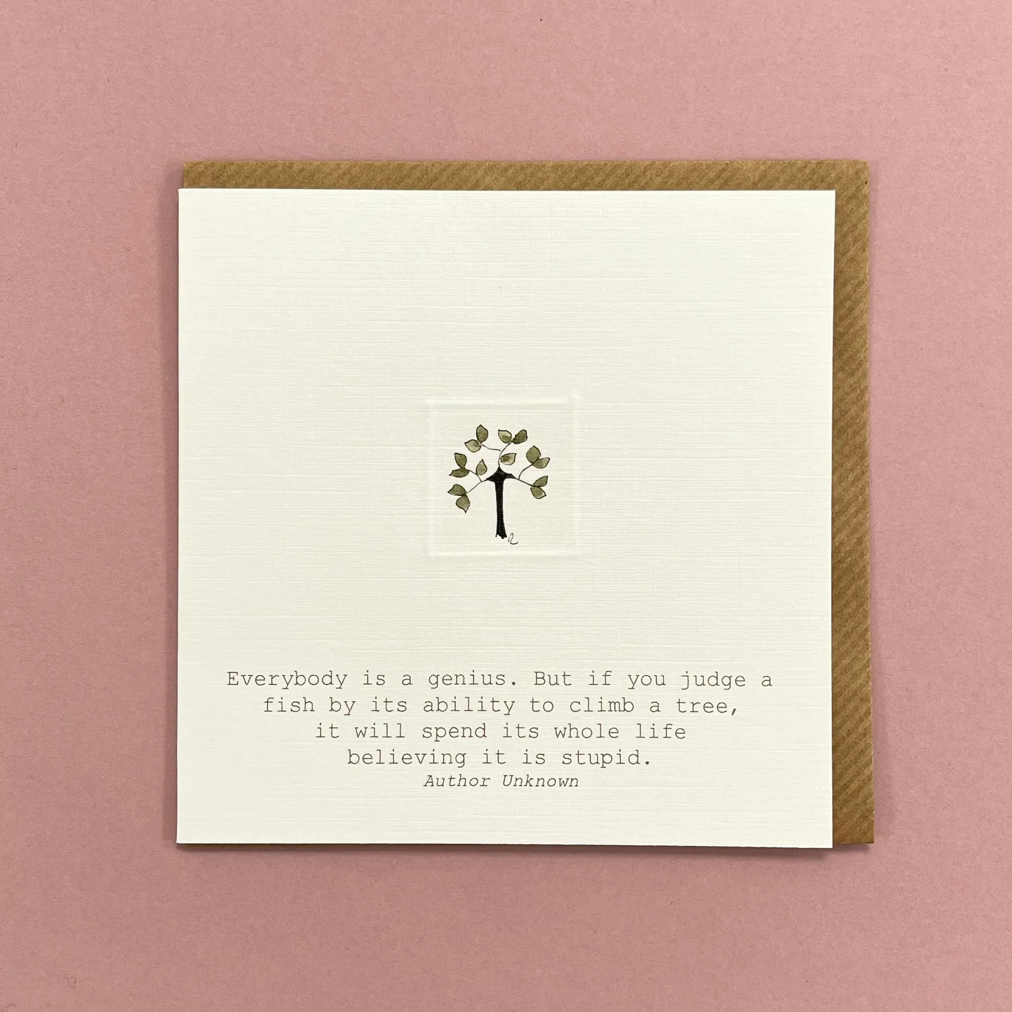 Greeting Card - genius