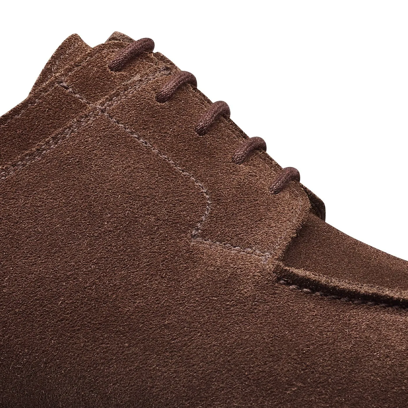 Hardwick Dark Brown Suede