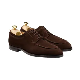 Hardwick Dark Brown Suede