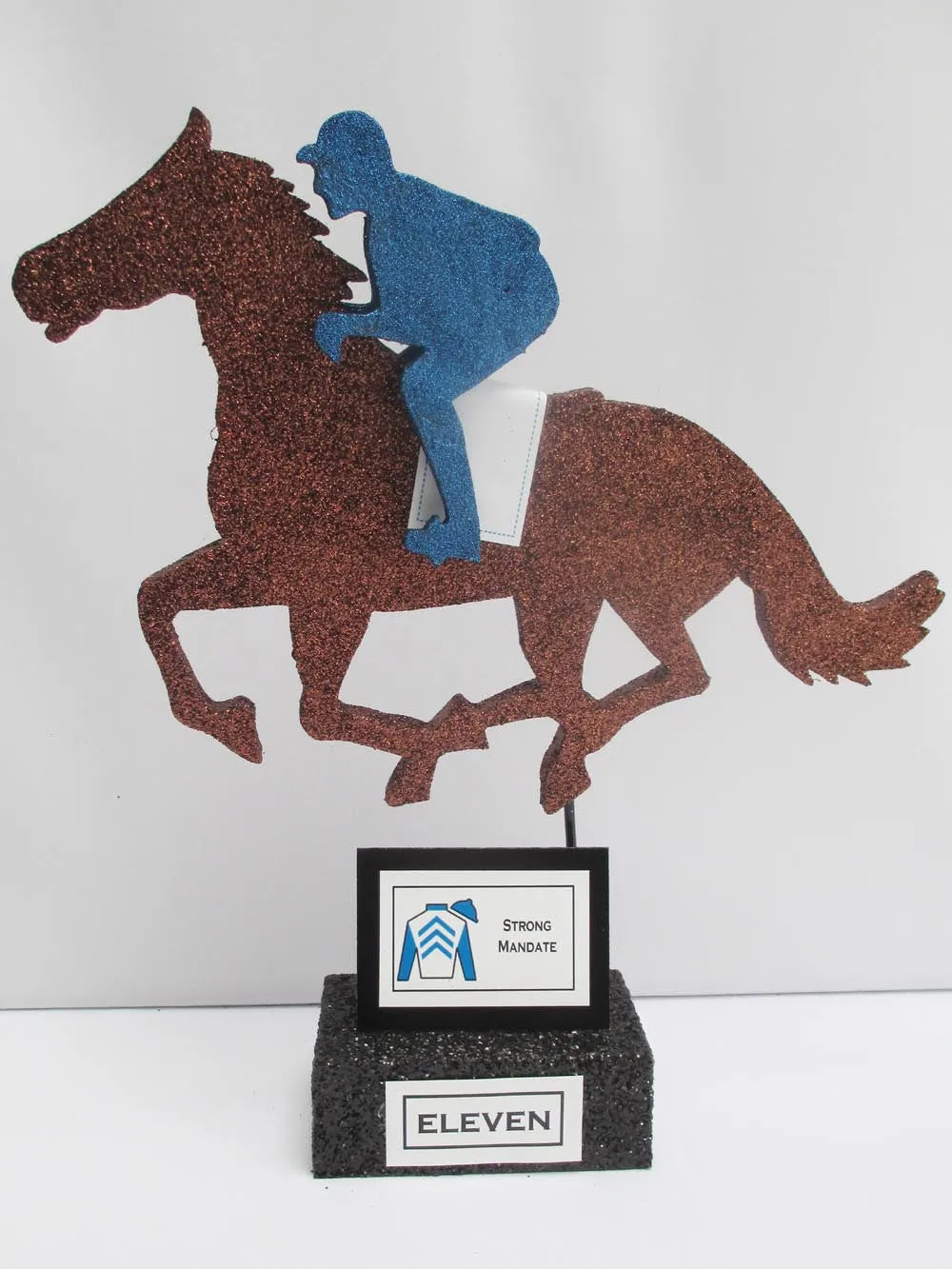 Horse and Jockey on base centerpiece