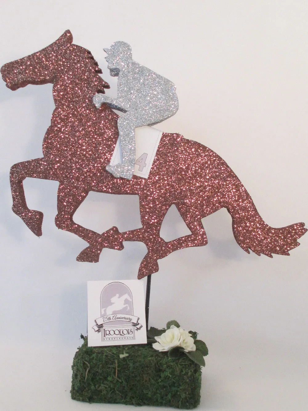 Horse and Jockey on base centerpiece