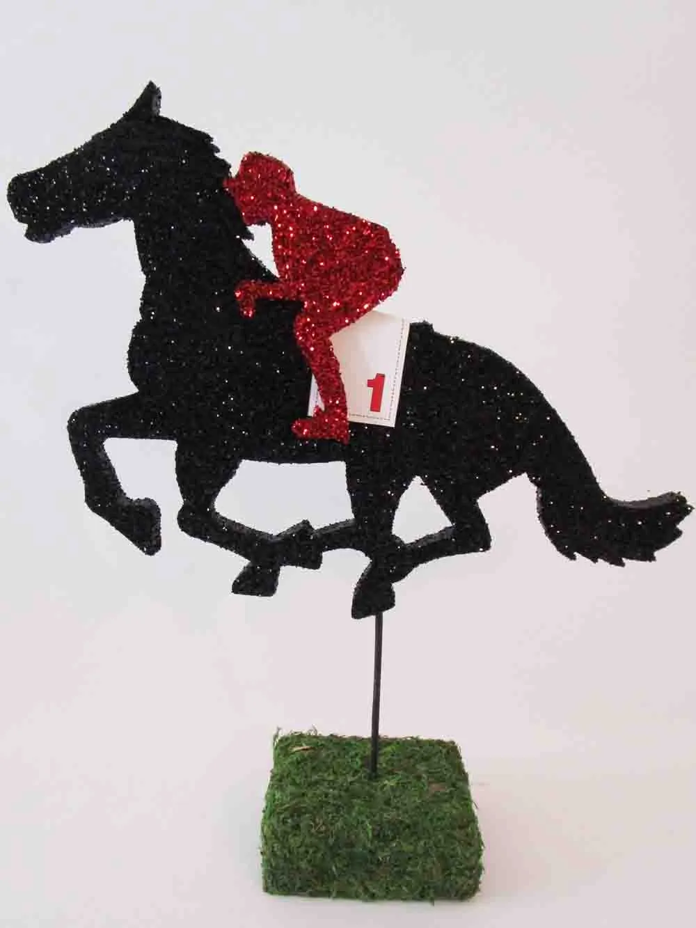 Horse and Jockey on base centerpiece