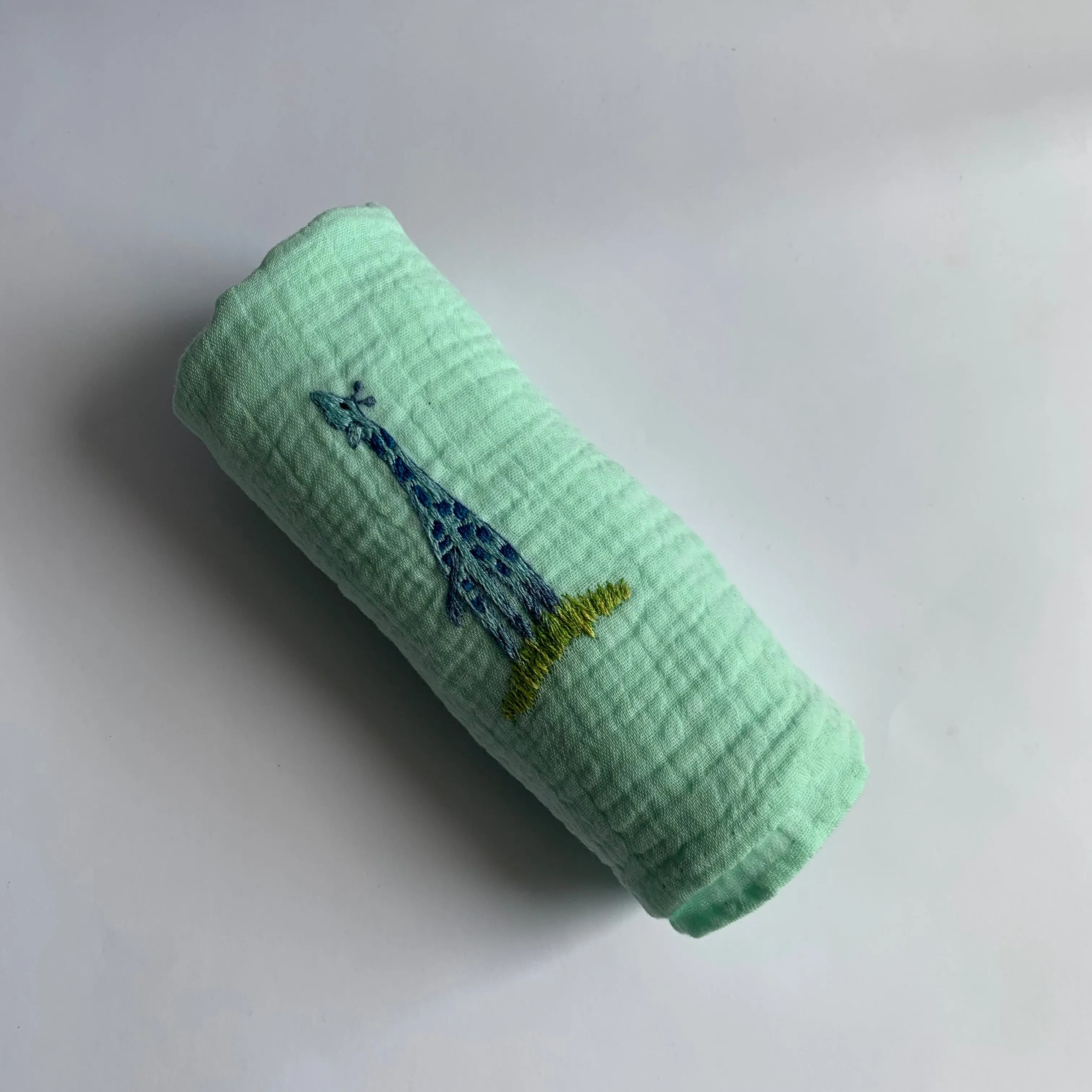 Ibaba Hand-Embroidered Baby Swaddle