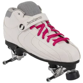 Jackson Vibe White Roller Derby Skates Assembly Model