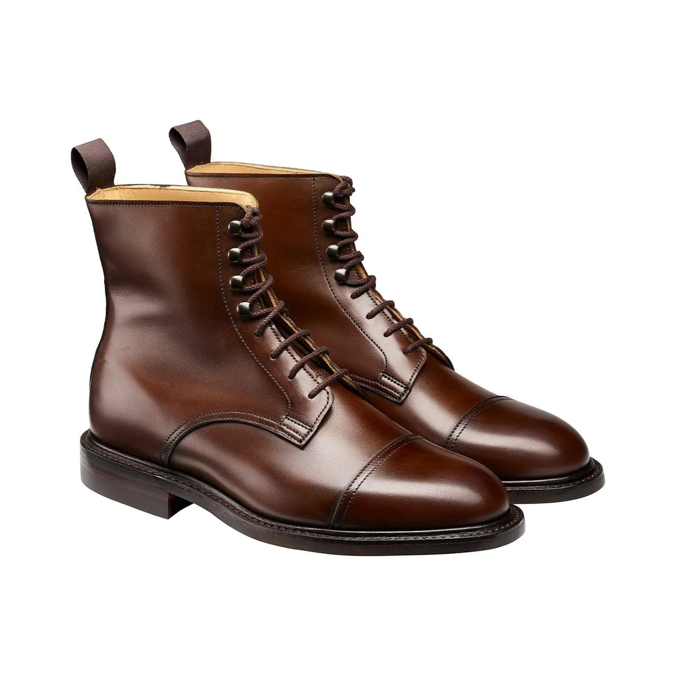 Jane Dark Brown Burnished Calf