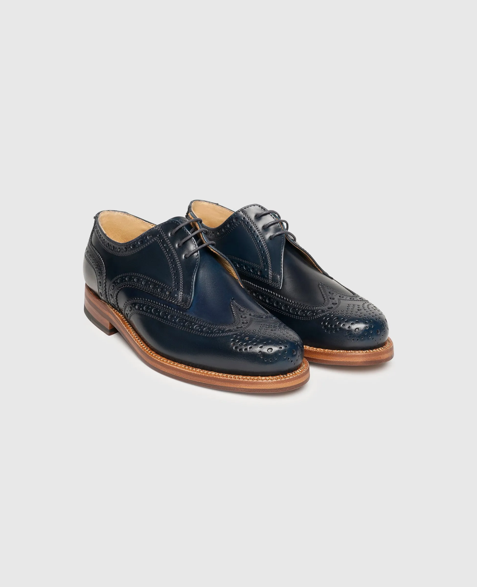 Janosh K Full Brogue C - Navy