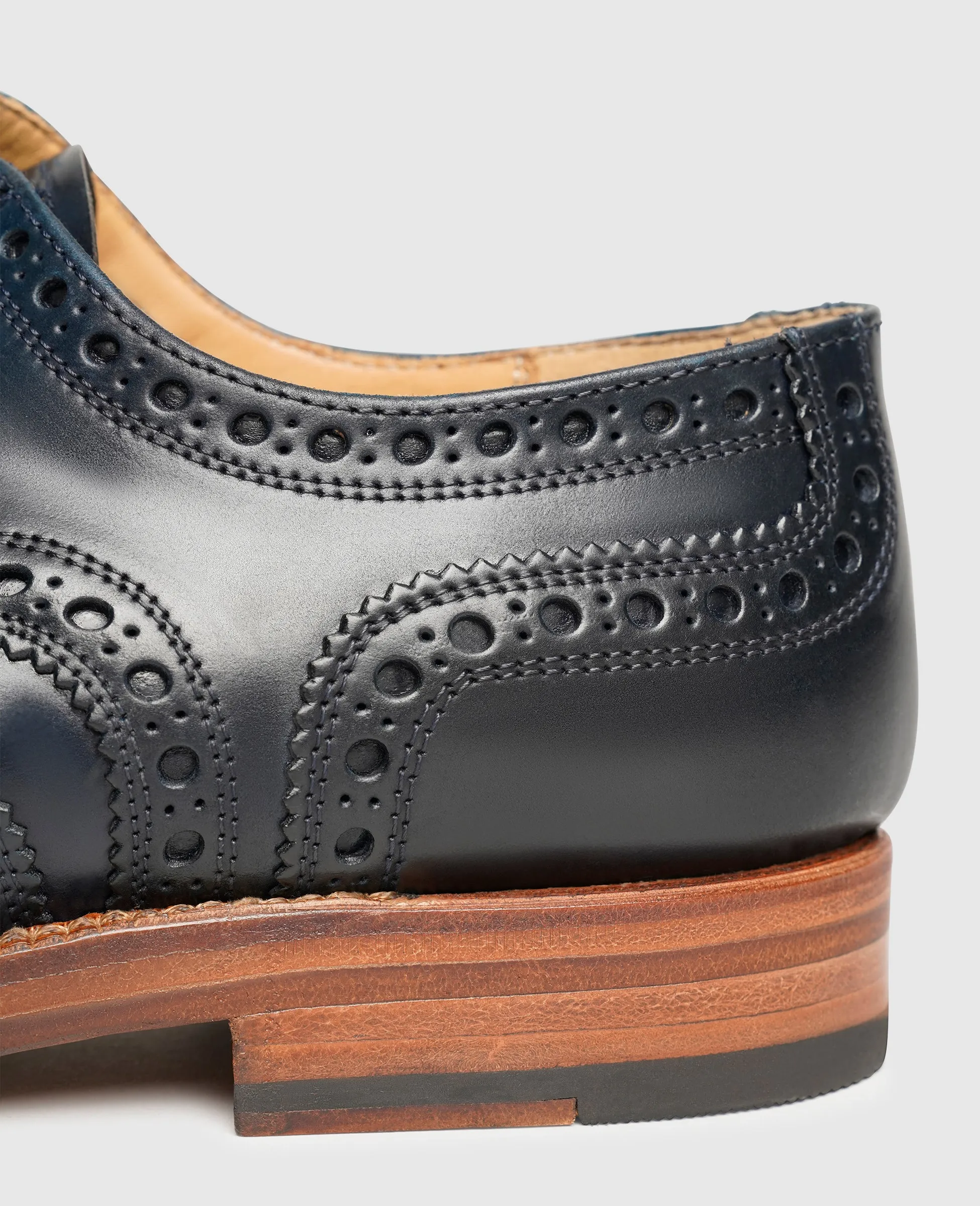 Janosh K Full Brogue C - Navy