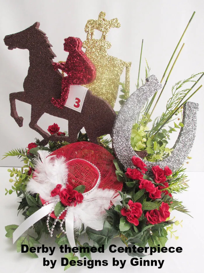 Kentucky Derby Themed Centerpiece