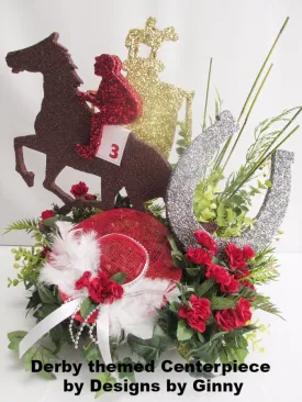 Kentucky Derby Themed Centerpiece