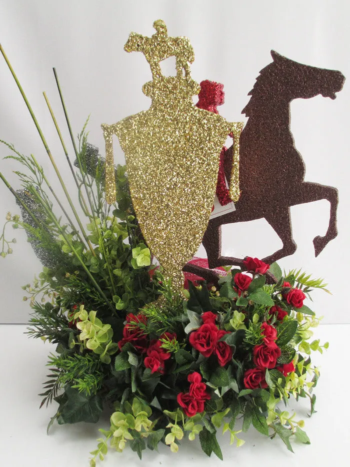 Kentucky Derby Themed Centerpiece