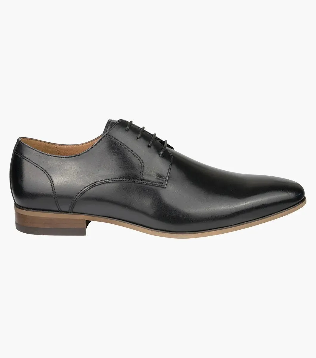 Kobe Plain Toe Derby - Tan | Black