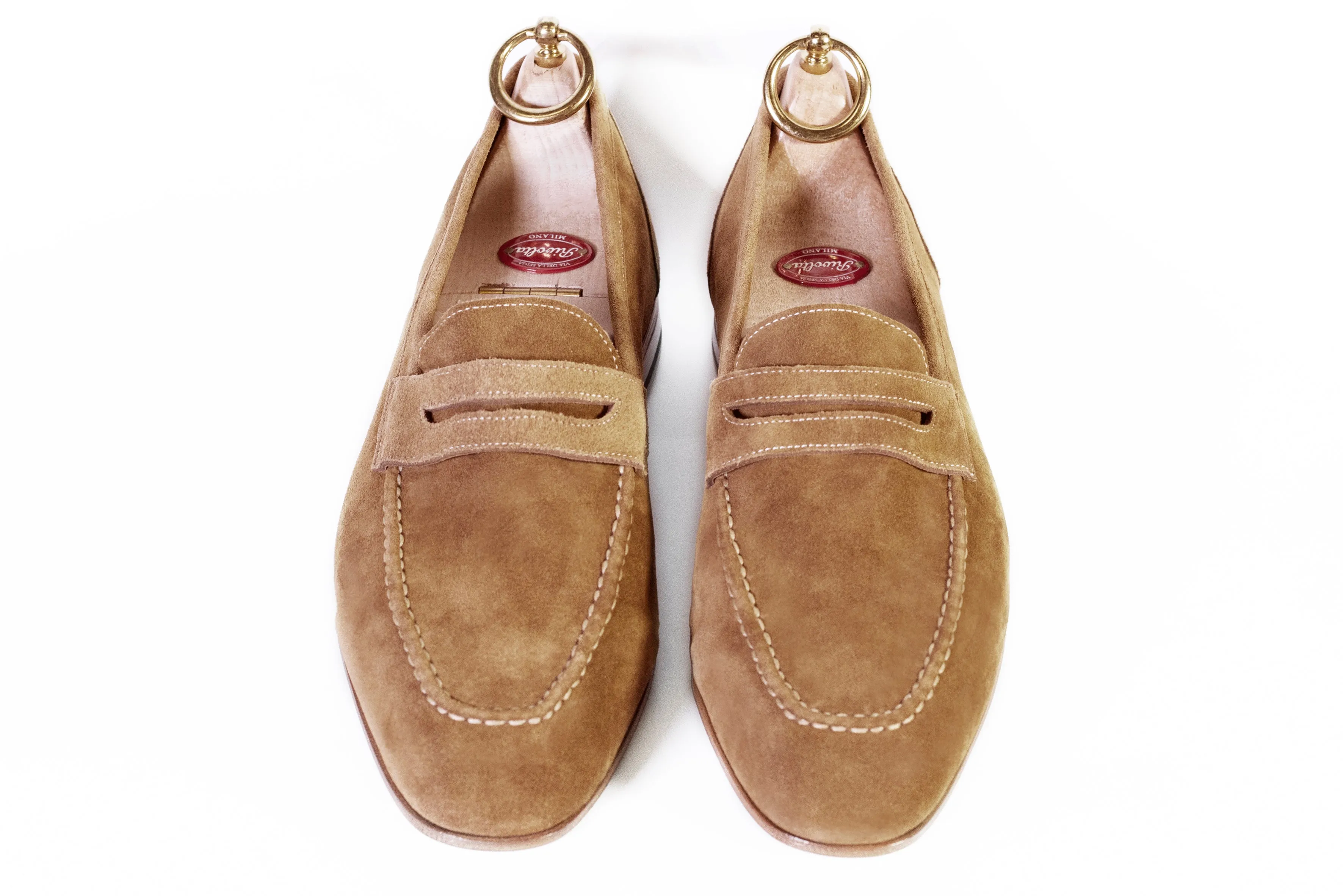 LOAFER UNLINED WITH PENNY STRAP SUEDE LEATHER