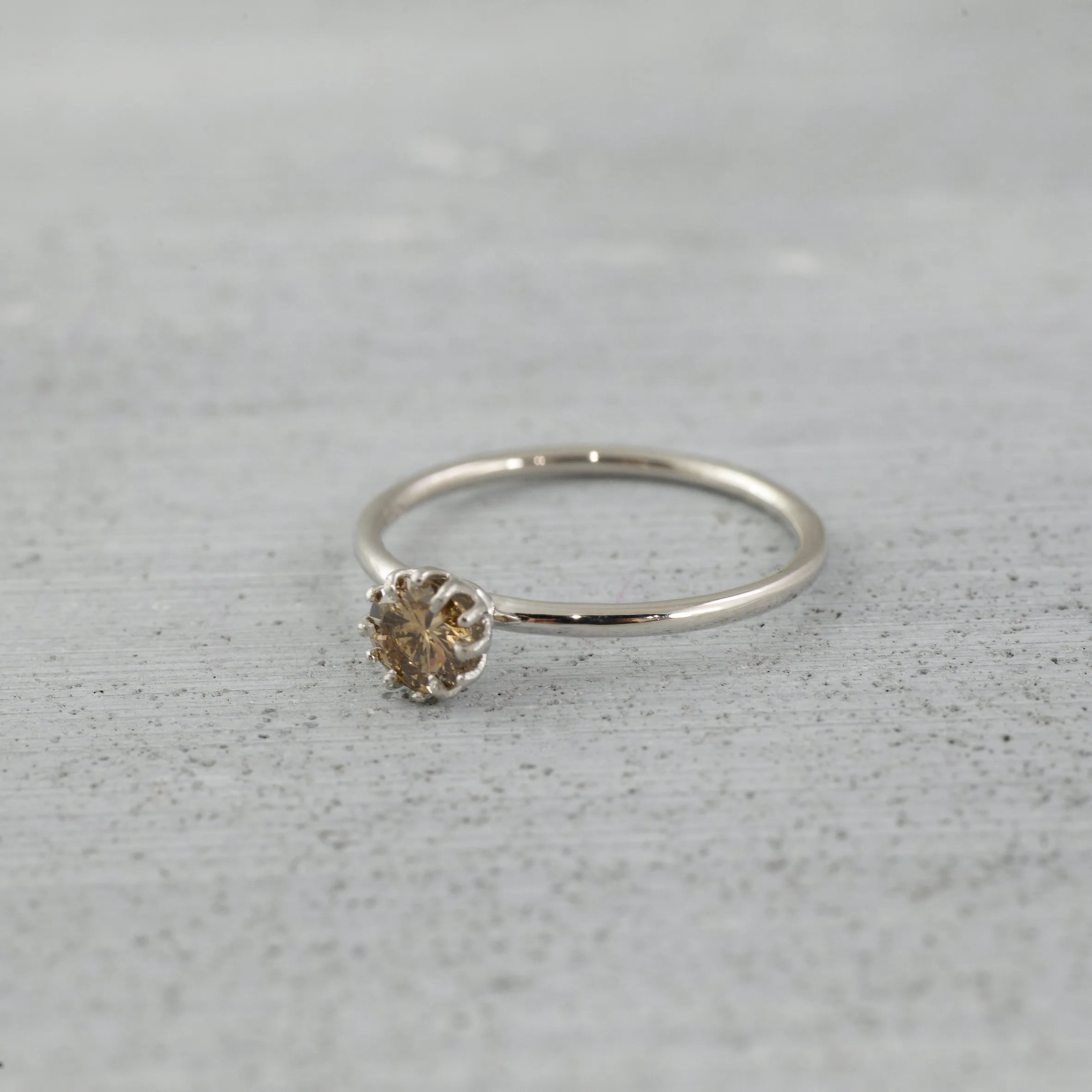 Many wishes Cognac diamond Ring - 14K/ 18K Gold