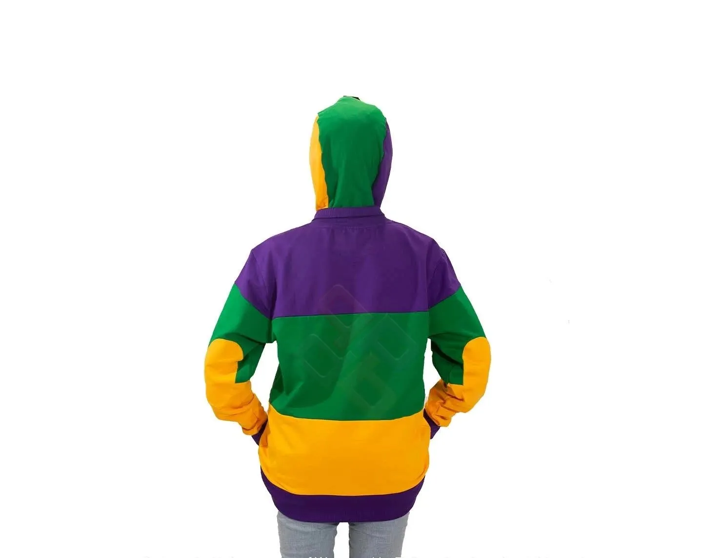 Mardi Gras Traditional Pullover Hooded Sweatshirt