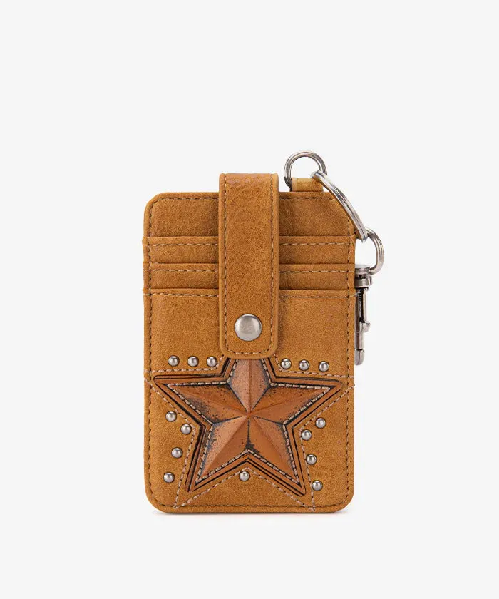 MW1288-W007  Montana West  Lonestar Collection Mini Key Ring Card Case