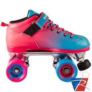 Riedell Dart Blue & Pink Ombre Skates